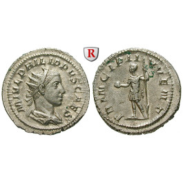 Römische Kaiserzeit, Philippus II., Caesar, Antoninian 244-247, vz