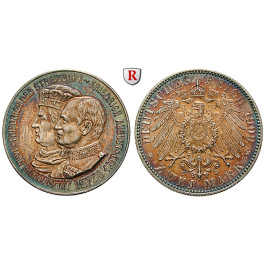 Deutsches Kaiserreich, Sachsen, Friedrich August III., 2 Mark 1909, Universität Leipzig, vz+, J. 138