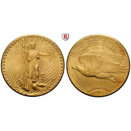 USA, 20 Dollars 1927, 30,09 g fein, vz