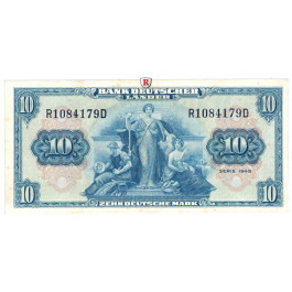 Bundesrepublik Deutschland, 10 DM 22.08.1949, I, Rb. 258
