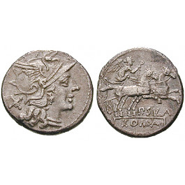 Römische Republik, Pub. Sulla, Denar, ss