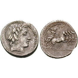 Römische Republik, Anonym, Denar, ss