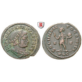 Römische Kaiserzeit, Constantinus I., Follis 309-310 n.Chr., ss