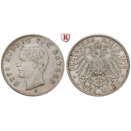 Deutsches Kaiserreich, Bayern, Otto, 2 Mark 1912, D, ss, J. 45