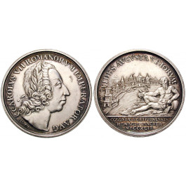 Köln, Stadt, Silbermedaille 1742, f.vz