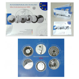 Bundesrepublik Deutschland, 6 x 10 Euro 2004, PP
