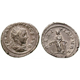 Römische Kaiserzeit, Elagabal, Antoninian 219-220, ss