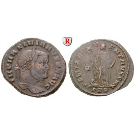 Römische Kaiserzeit, Maximianus Herculius, Follis ca. 298 n.Chr., ss