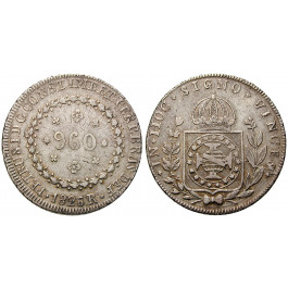 Brasilien, Pedro I., 960 Reis 1826, ss