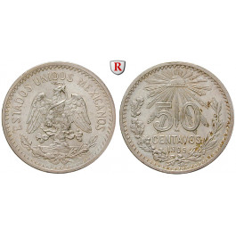 Mexiko, Vereinigte Staaten, 50 Centavos 1905, vz+