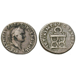 Römische Kaiserzeit, Titus, Denar 79-80, ss