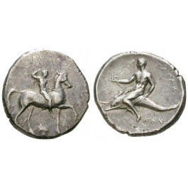 Italien-Kalabrien, Taras (Tarent), Didrachme 281-272 v.Chr., ss-vz