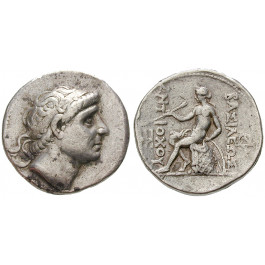Syrien, Königreich der Seleukiden, Antiochos I., Tetradrachme 263-261 v.Chr., ss