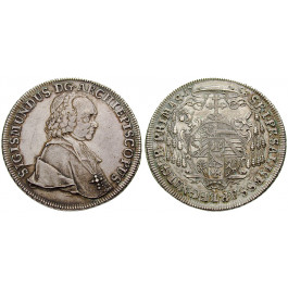 Salzburg, Bistum, Sigismund von Schrattenbach, Taler 1758, ss+