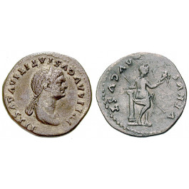 Römische Kaiserzeit, Julia Titi, Tochter des Titus, Denar 83, ss