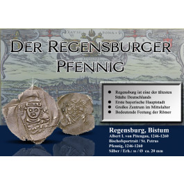 Regensburg, Bistum, Albert I. von Pitengau, Pfennig 1246-1260, ss