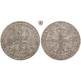 Frankfurt, Stadt, 1/2 Konventionstaler 1764, ss-vz