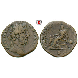 Römische Kaiserzeit, Commodus, Sesterz 192, ss