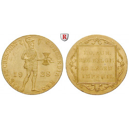 Niederlande, Königreich, Diverse Regenten, Dukat ca. 1920-2000, 3,45 g fein, vz
