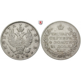 Russland, Alexander I., Rubel 1818, ss+