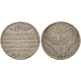 Römisch Deutsches Reich, Ferdinand IV., 1/2 Taler 1653, ss