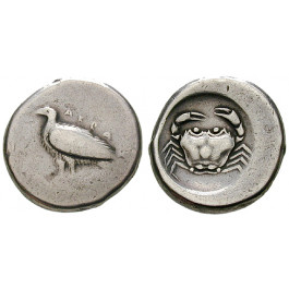 Sizilien, Akragas, Didrachme ca. 490-483 v.Chr., ss