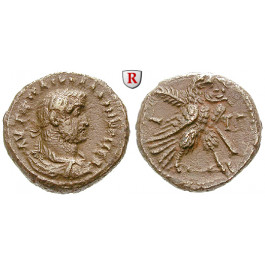 Römische Provinzialprägungen, Ägypten, Alexandria, Gallienus, Tetradrachme 265-266, ss/ss+