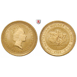 Australien, Elizabeth II., 15 Dollars seit 1986, 3,11 g fein, st