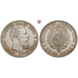 Deutsches Kaiserreich, Preussen, Friedrich III., 5 Mark 1888, A, f.st, J. 99