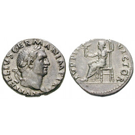 Römische Kaiserzeit, Vitellius, Denar, vz/f.vz