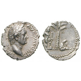Römische Kaiserzeit, Vespasianus, Denar 72-73, vz+
