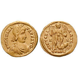Römische Kaiserzeit, Honorius, Solidus 402-406, ss+