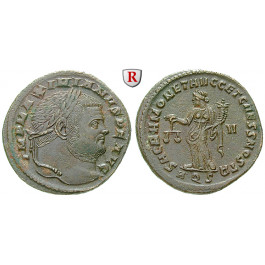 Römische Kaiserzeit, Maximianus Herculius, Follis 301, ss+