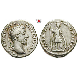 Römische Kaiserzeit, Marcus Aurelius, Denar 163-164, ss