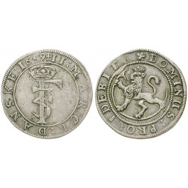 Norwegen, Frederik III., 2 Mark 1659, ss+