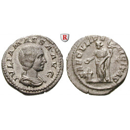 Römische Kaiserzeit, Julia Maesa, Großmutter des Elagabal, Denar, ss+