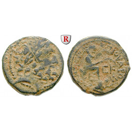 Römische Provinzialprägungen, Seleukis und Pieria, Antiocheia am Orontes, Statthalter P. Quinctilius Varus, Bronze Jahr 25 = 7- 6 v.Chr., ss