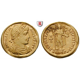 Römische Kaiserzeit, Valentinianus I., Solidus 364-367, ss