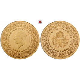 Türkei, 250 Piaster 1963, 16,08 g fein, f.st