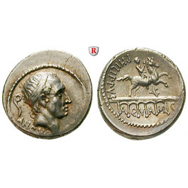 Römische Republik, L. Marcius Philippus, Denar 56 v.Chr., f.vz