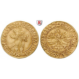 Brandenburg in Franken, Brandenburg-Franken, Georg Friedrich, Dukat 1596, ss