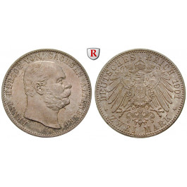 Deutsches Kaiserreich, Sachsen-Altenburg, Ernst, 2 Mark 1901, A, st, J. 142