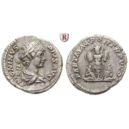 Römische Kaiserzeit, Caracalla, Denar 202, ss