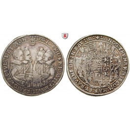 Sachsen, Sachsen-Altenburg, Johann Philipp und seine Brüder, Reichstaler 1614, ss+