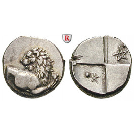 Thrakien, Chersonnesos, Hemidrachme um 480-350 v.Chr., vz+