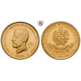 Peru, Republik, 50000 Soles 1979, 15,56 g fein, st