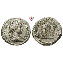 Römische Kaiserzeit, Caracalla, Caesar, Denar 198, ss