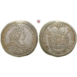 Bamberg, Bistum, Lothar Franz von Schönborn, Reichstaler 1696, f.vz