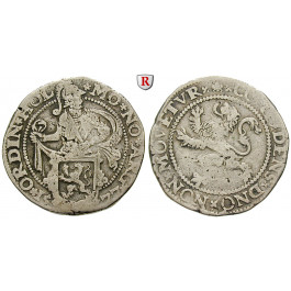 Niederlande, Holland, 1/2 Löwentaler 1577, f.ss