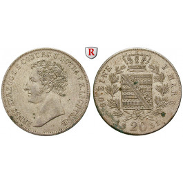 Sachsen, Sachsen-Coburg-Gotha, Ernst I., 20 Kreuzer 1831, f.vz
